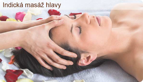 Indická masáž hlavy